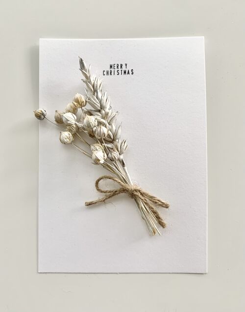 Dried Flower Christmas Card | Merry Christmas 8