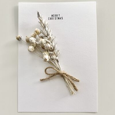 Dried Flower Christmas Card | Merry Christmas 8