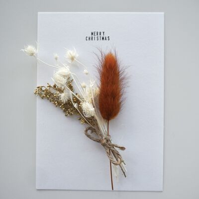 Dried Flower Christmas Card | Merry Christmas 9