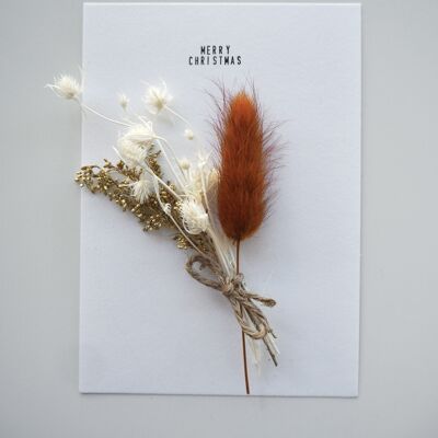 Dried Flower Christmas Card | Merry Christmas 9