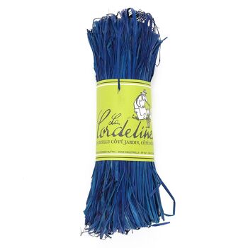 Raphia Coloris Bleu 50g