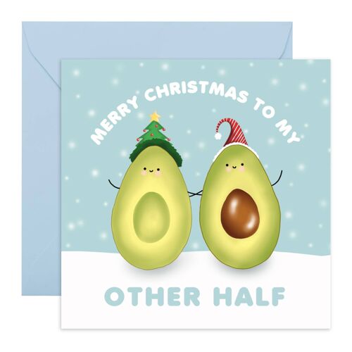 Merry Christmas To My Other Half Cute Card | Eco-Friendly