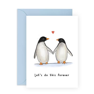 Let's Do This Forever Cute Card | Eco-Friendly, Made in UK
