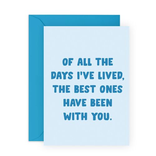 The Best Days Have Been With You Card | Eco-Friendly