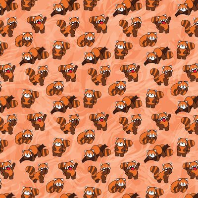 Cute Red Panda Wrapping Paper | Recyclable, Made in UK