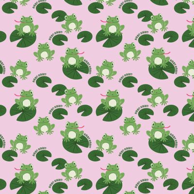 Carta da regalo Frog & Lillies | Riciclabile, prodotto nel Regno Unito