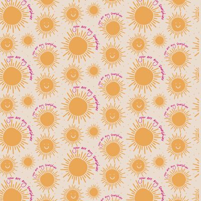 You Are My Sunshine Wrapping Paper | Recyclable, Made in UK