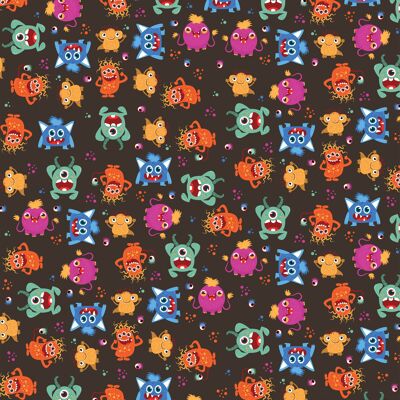 Monsters Wrapping Paper | Recyclable, Made in UK
