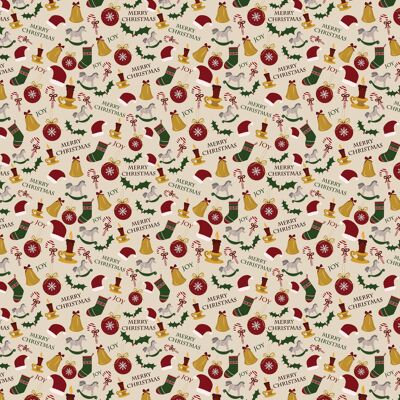Merry Xmas Wrapping Paper | Recyclable, Made in UK