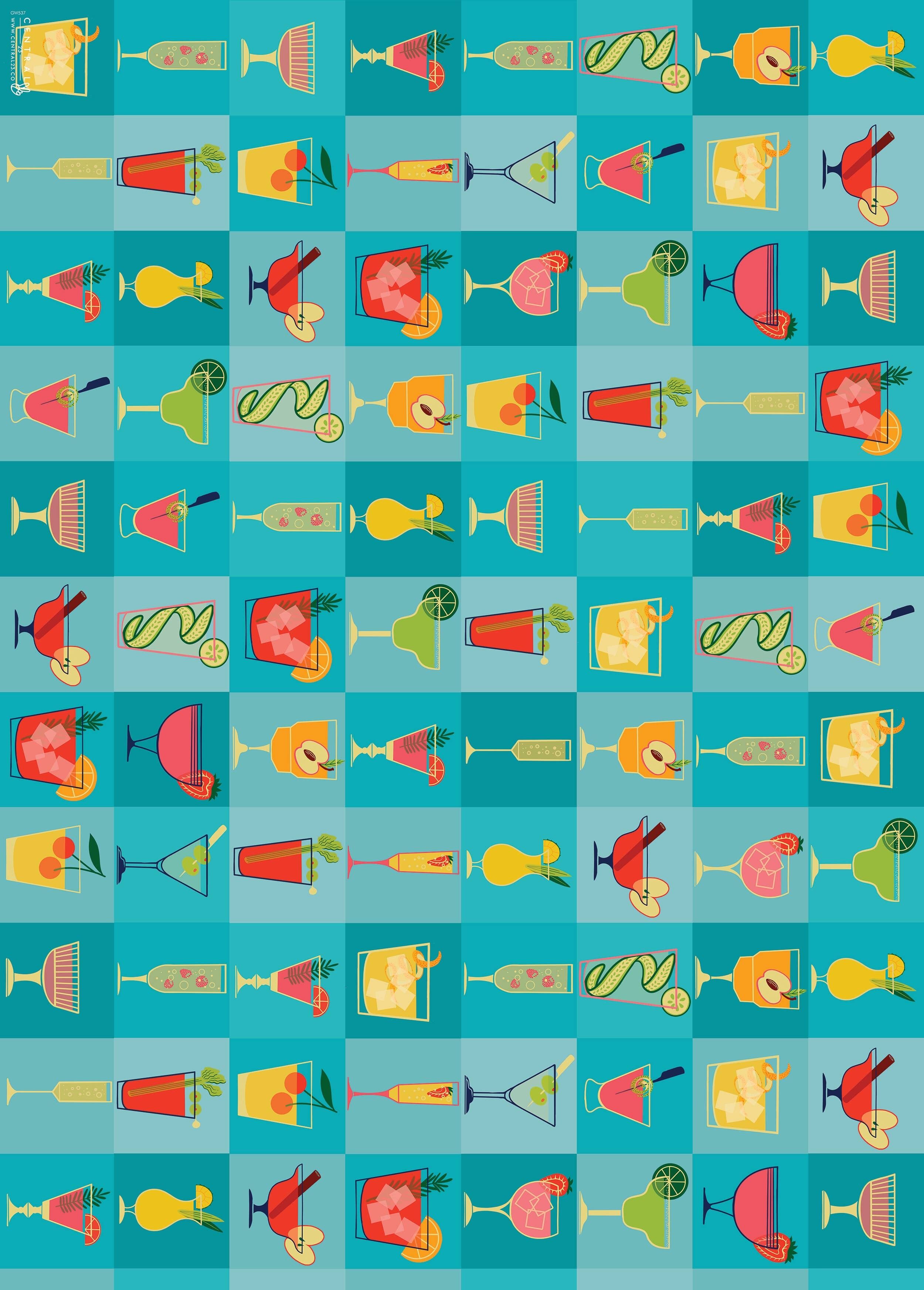 Carta da regalo per cocktail classici | Riciclabile, prodotto nel Regno Unito