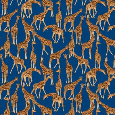 Giraffen Geschenkpapier | Recycelbar, hergestellt in Großbritannien