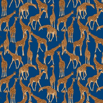 Giraffes Wrapping Paper | Recyclable, Made in UK