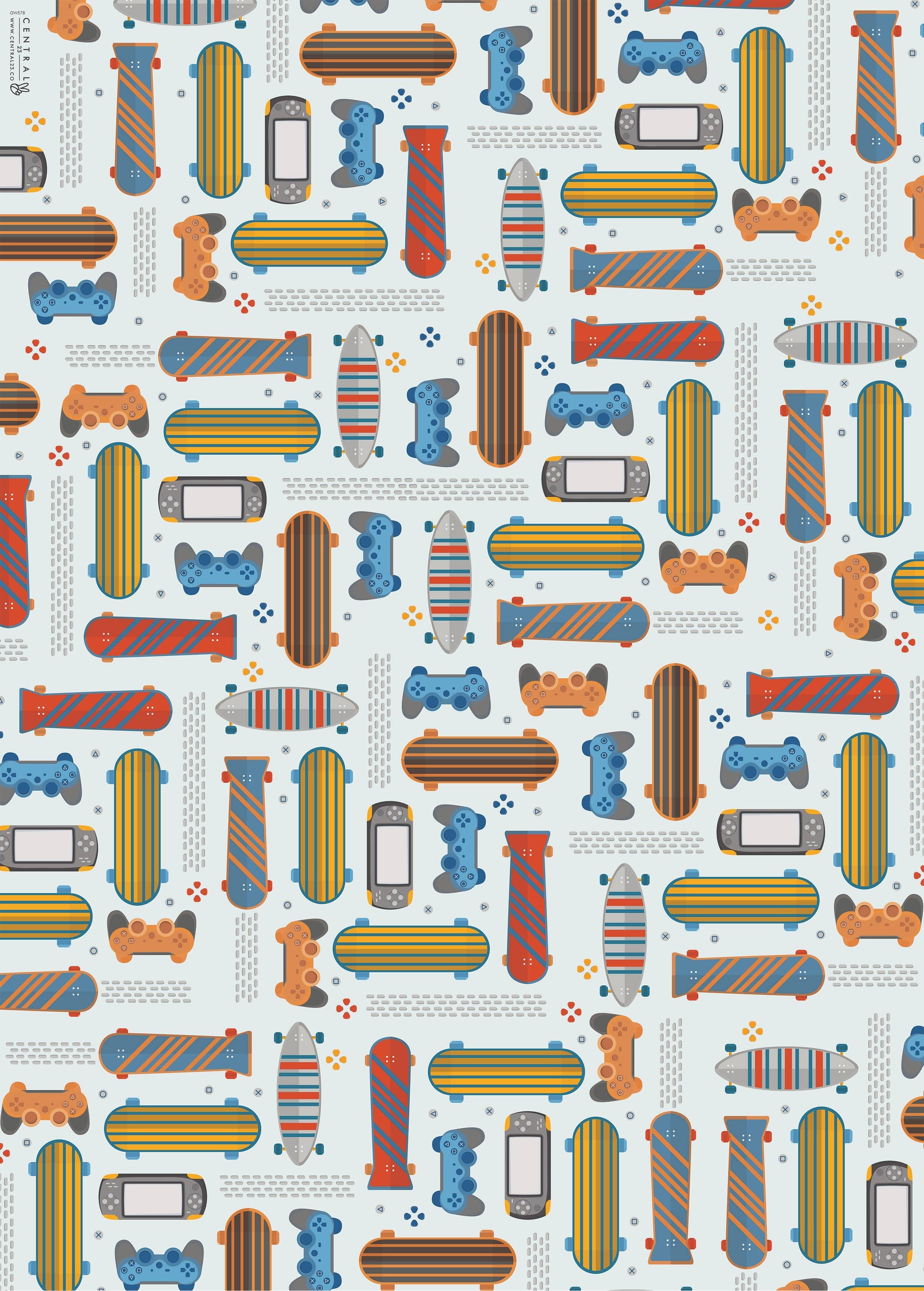 Carta da regalo per skateboard e giochi | Riciclabile, prodotto nel Regno Unito