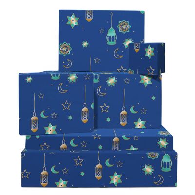 Papel de regalo de Ramadán | Reciclable, fabricado en el Reino Unido.