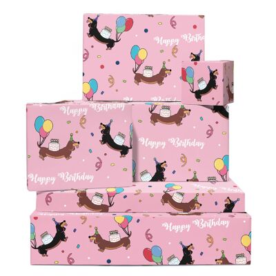 Birthday Sausage Wrapping Paper | Recyclable, Made in UK