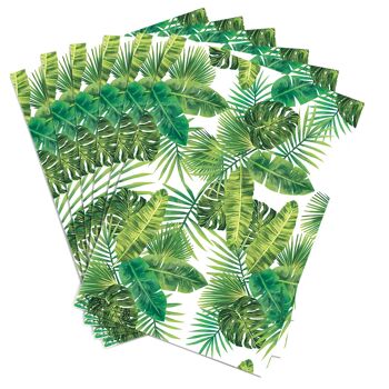 Papier cadeau feuilles tropicales | Recyclable, fabriqué au Royaume-Uni 3