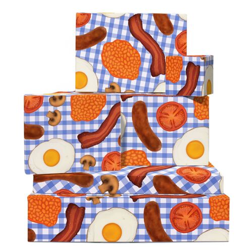 Fry Up Wrapping Paper | Recyclable, Made in UK