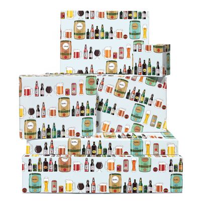 Beer Wrapping Paper | Recyclable, Made in UK