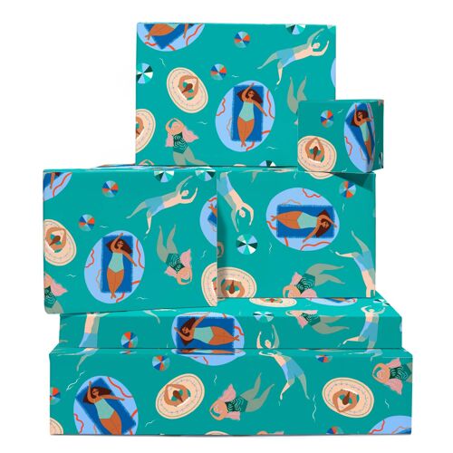 Swimming Pool Wrapping Paper | Recyclable, Made in UK