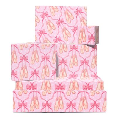Ballet Shoes Wrapping Paper | Recyclable, Made in UK