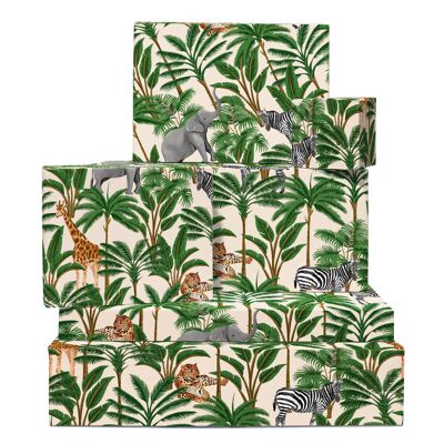 Wild Life & Trees Wrapping Paper | Recyclable, Made in UK