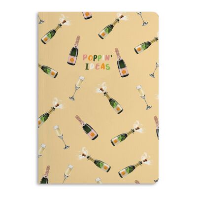 Poppin' Ideas Notebook, Ruled Journal | Eco-Friendly