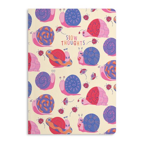 Slow Thoughts Notebook, Ruled Journal | Eco-Friendly