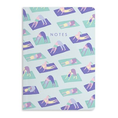 Yoga Notes Notebook, Ruled Journal | Eco-Friendly