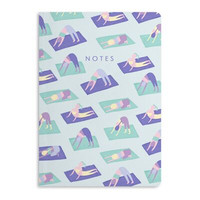 Carnet de notes de yoga, journal ligné | Respectueux de la nature