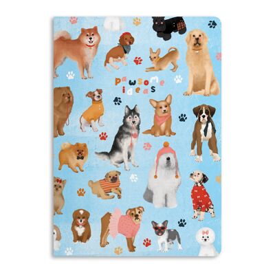 Pawsome Ideas Notebook, Ruled Journal | Eco-Friendly