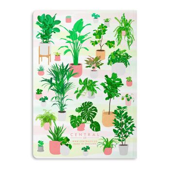 Carnet de plantes Notes quotidiennes, Journal ligné | Écologique 1 2