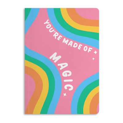 You're Made Of Magic Notebook, Ruled Journal | Eco-Friendly