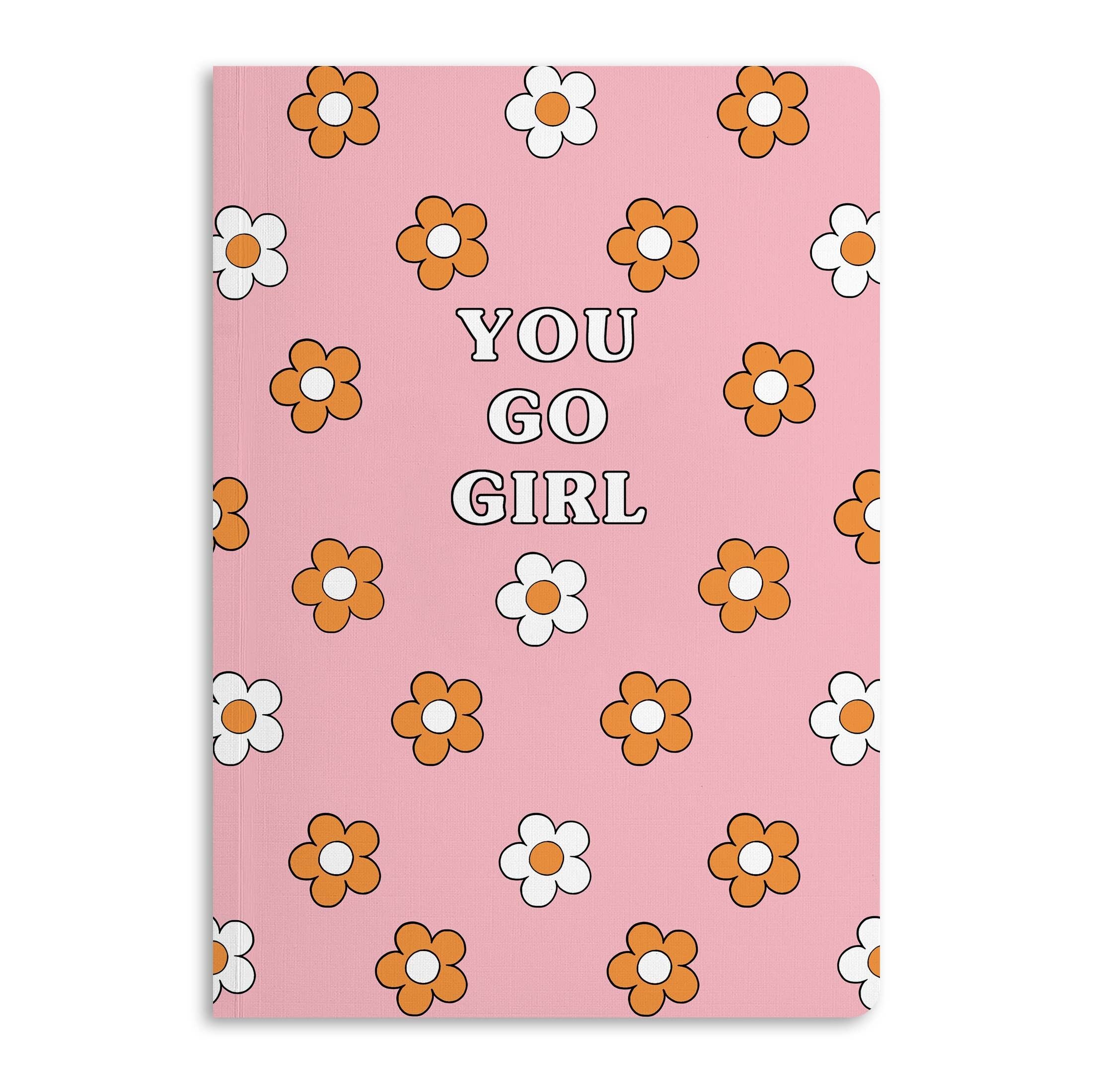 You Go Girl Notebook, Diario a righe | Ecologico