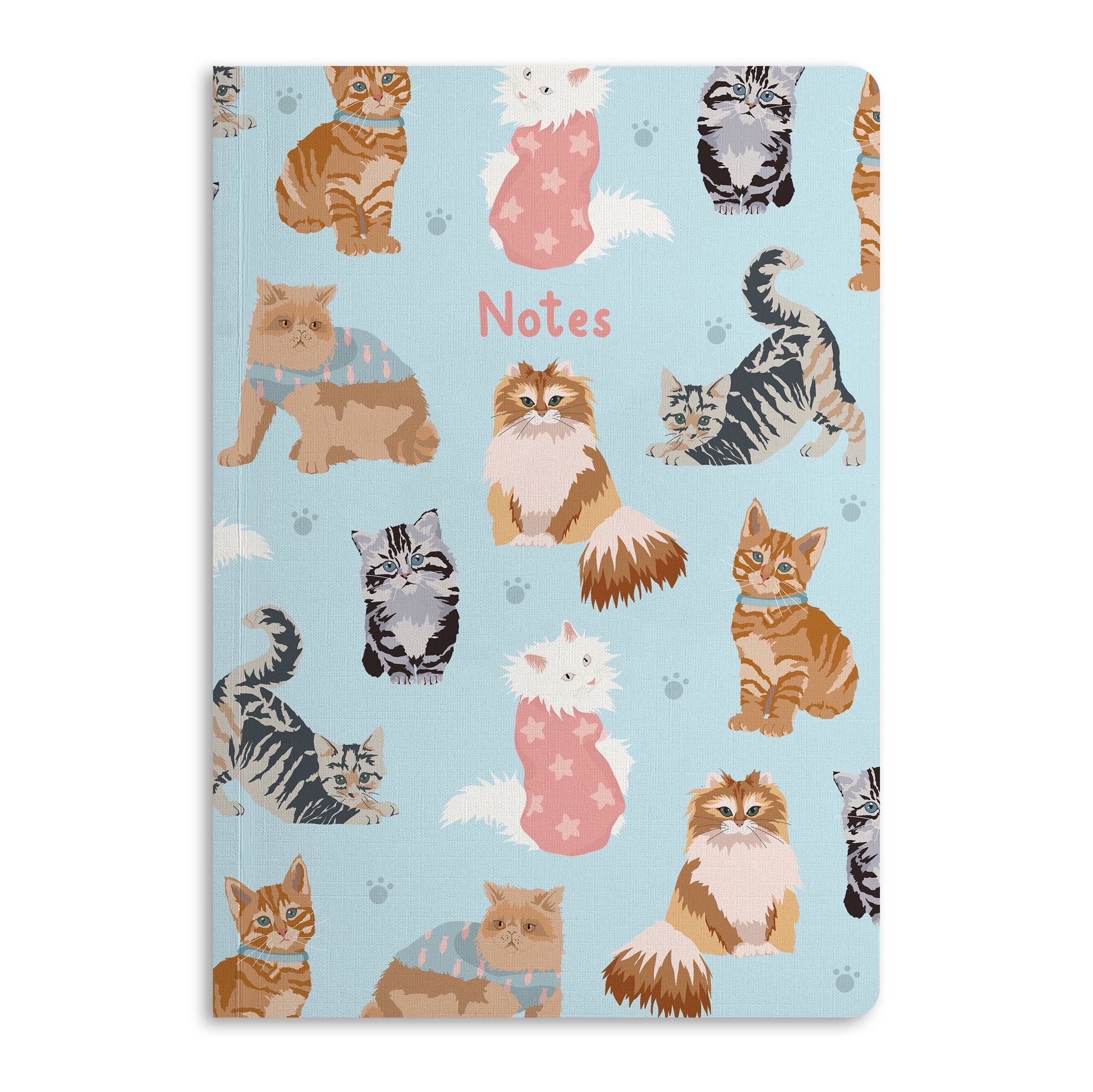 Purrfect Ideas Note Notebook, Diario a righe | Ecologico
