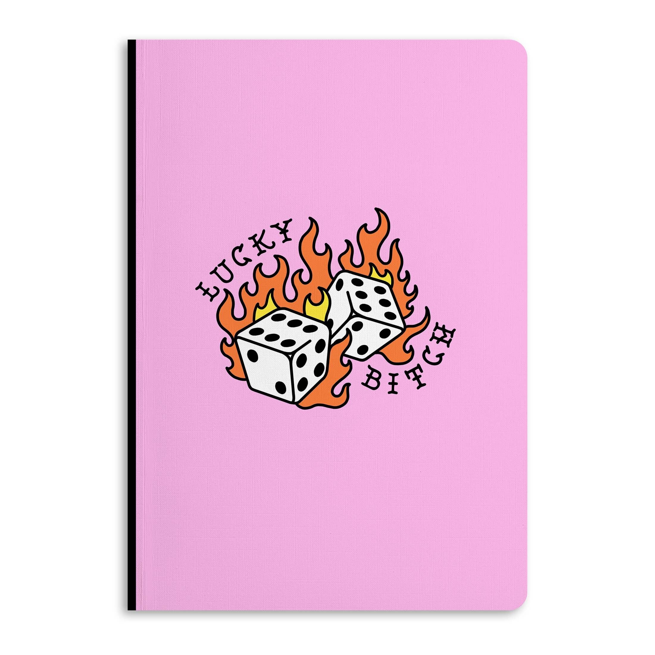 Taccuino Lucky Bitch, Diario a righe | Ecologico