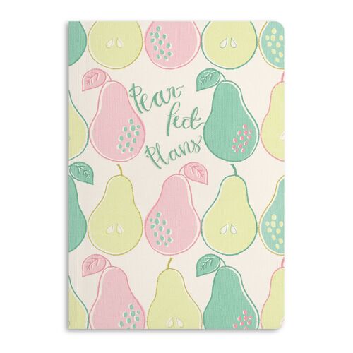 Pear-fect Plans Notebook, Ruled Journal | Eco-Friendly