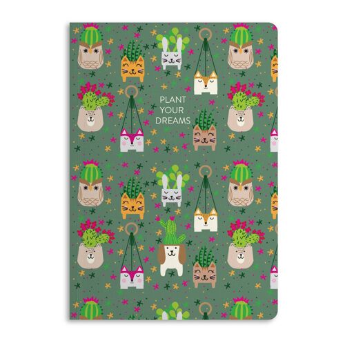 Plant Of Your Dreams Notebook, Ruled Journal | Eco-Friendly