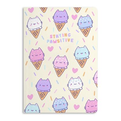 Rimanere Pawsitive Notebook, Ruled Journal | Ecologico
