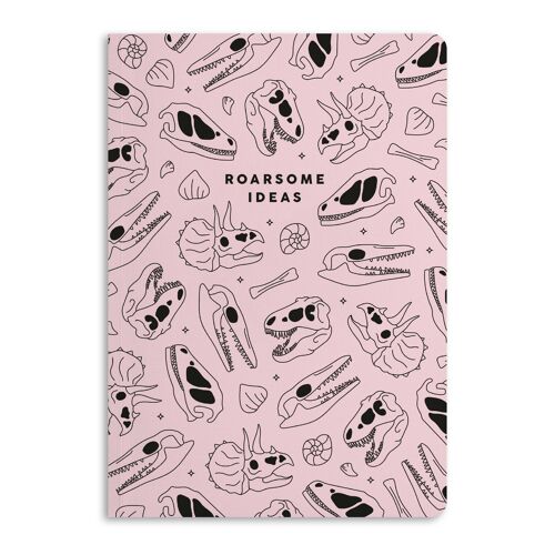Roarsome Ideas Notebook, Ruled Journal | Eco-Friendly