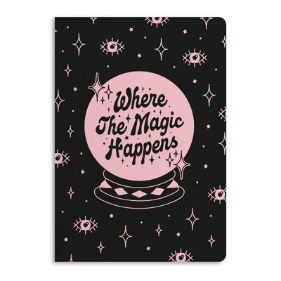 Where the Magic Happens Notebook, Journal | Eco-Friendly 1