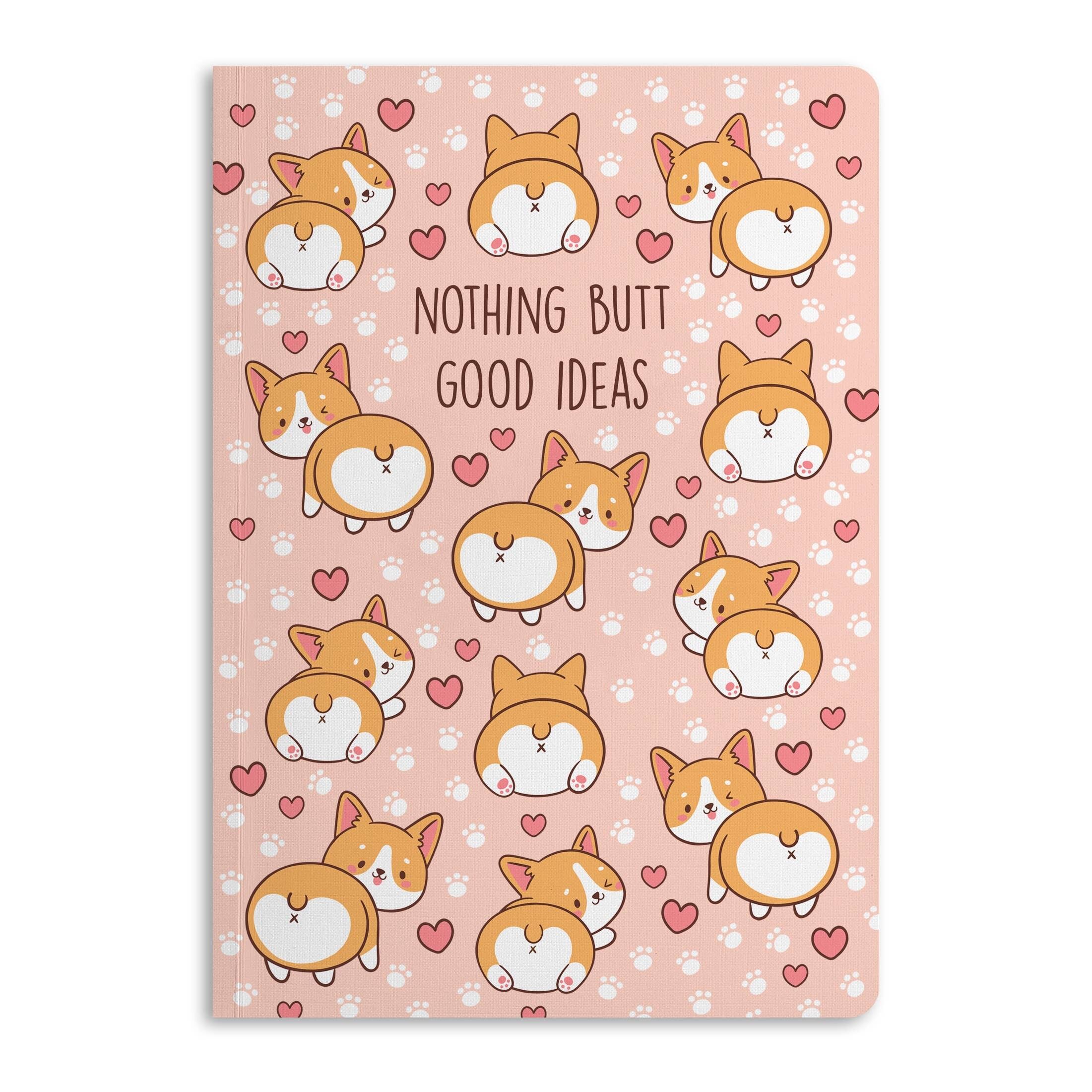 Niente Butt Good Ideas Ntbk, Ruled Journal | Ecologico