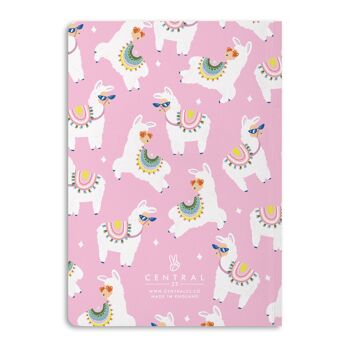 Llamazing Ideas Carnet rose, Journal ligné | Respectueux de la nature 2