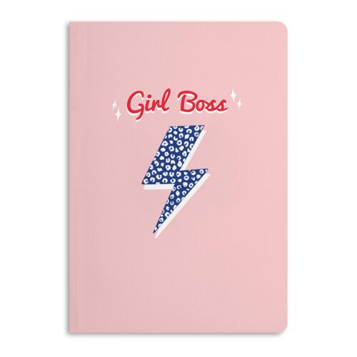 Girl Boss Notebook, Ruled Journal | Eco-Friendly