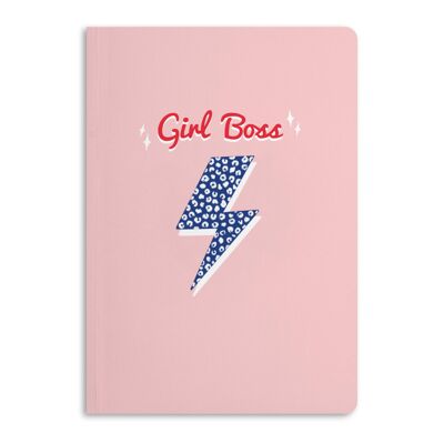 Girl Boss Notizbuch, liniertes Notizbuch | Umweltfreundlich