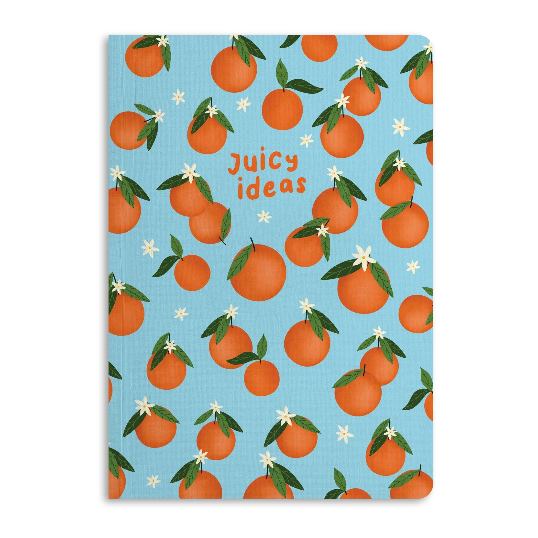 Juicy Ideas Quaderno arancione, diario a righe | Ecologico