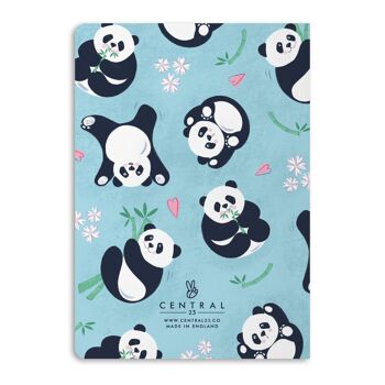 Carnet Panda To My Ideas, journal ligné | Respectueux de la nature 2
