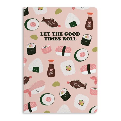 Let The Good Times Roll Ntbk, Ruled Journal | Eco-Friendly