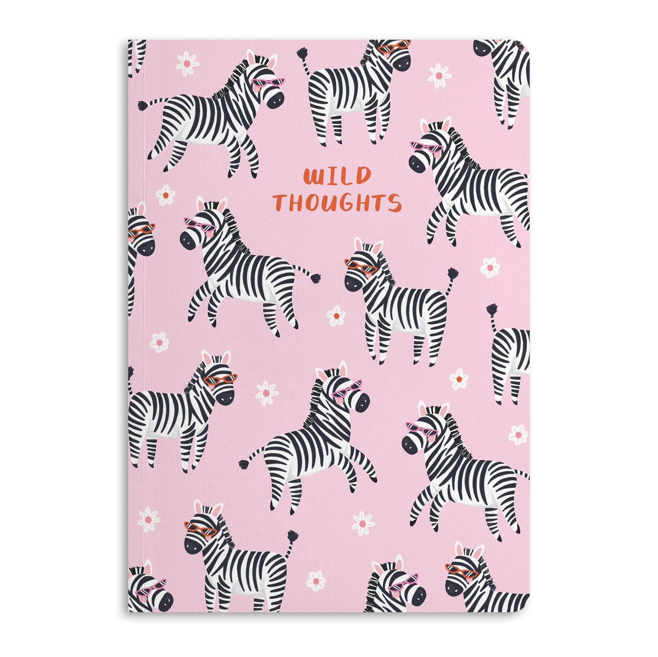 Taccuino Zebra Pensieri selvaggi, Diario a righe | Ecologico