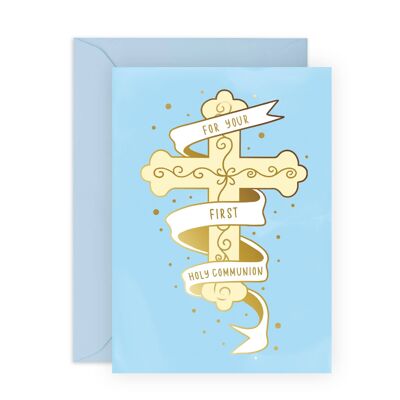 First Holy Communion Card | Eco-Friendly, Made in UK