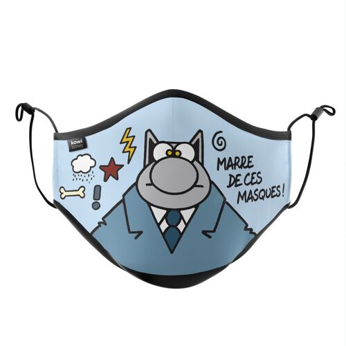 Face Mask - Philippe Geluck, Marre de ces masques!